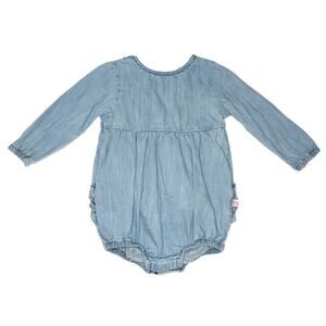 Ruffle Butts Chambray Bubble Romper Size 2T